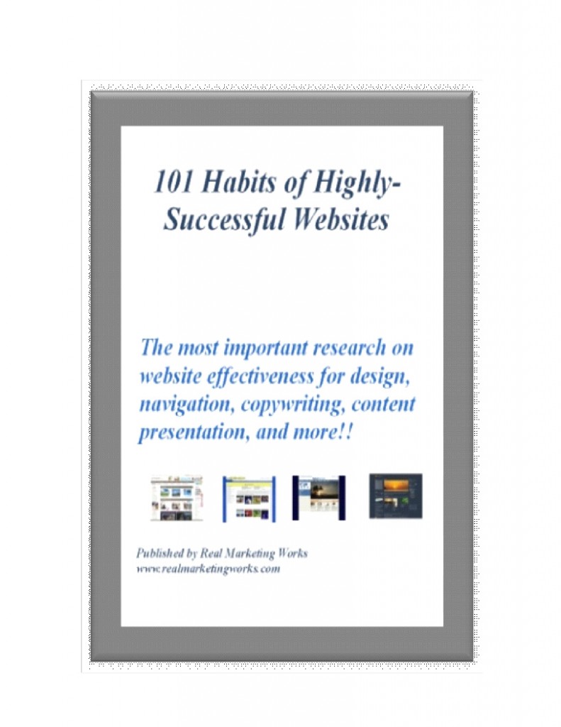 101 Habits of Highly-Successful Websites